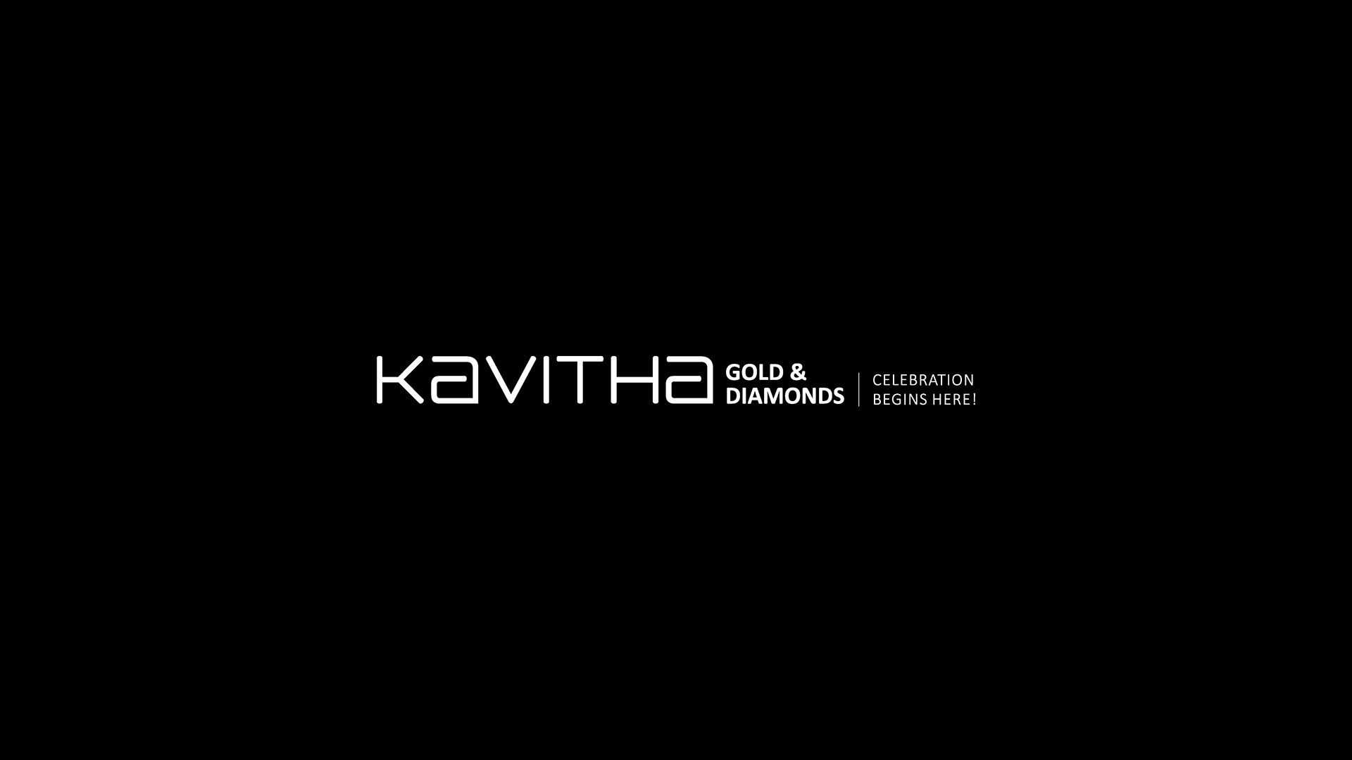 Kavtiha Gold & Diamonds Logo on black background