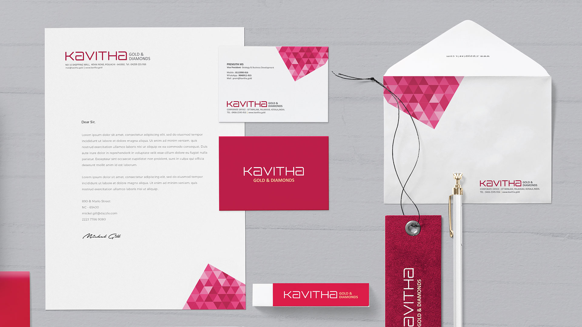 Kavtiha Gold & Diamonds Branding